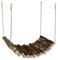 Bubimex - Pont en Bois 100% Naturel - Accessoire Ludique pour Rongeur - Lapin, Cochon d’Inde, Hamster - A Suspendre à la Cage - Installation Facile - Jeu, Décoration et Environnement - 10x20cm