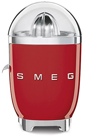 Smeg Cjf01Rdus Citrus Juicer, Plastic, Red