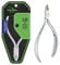 NGHIA Pince à cuticules – D-09 JAW 14 | Acier inoxydable | Durable et tranchante | Design ergonomique | Plaqué gris | Idéale pour les salons de beauté et un usage domestique