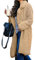 YMING Women's Winter Jacket Warm Long Sleeve Jacket Soft Teddy Fleece Coat Faux Fur Coat Camel XL