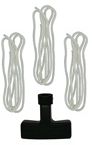 YAMAKATO GX390 420cc Generator 5000 6500 7000 8500 8750 9000 9500 Zugschnur für Honda GX340 GX610 Champion Predator 389cc 4,5 mm 3/16 Zoll Generator Zugseil 1,4 m mit Startergriff