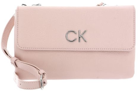 Calvin Klein Damen RE-Lock DBL Crossbody Bag PBl, Spring Rose
