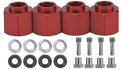 4pcs Metall verbreitern Radnaben Adapter leichte RC Auto Felgen Verbreiterung Set Fit für TRAXXAS TRX-4 1/10 RC Autozubehör(9mm)