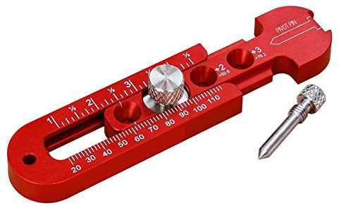 SYWAN Kompass-Anreißnadel aus Aluminiumlegierung, verstellbar, metrisch, rund, Zeichnen, Bogen, Kreis, Lineal, Markierungslehre, Messwerkzeuge