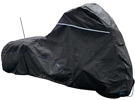 FENRIR 265CM 420D Bâche Housse de Protection Moto l'extérieur pour Harley Davidson Electra Glide Road King Road Glide Street Glide Heritage Classic GL1800 Gold Wing K1600GT K1600B R18B R18roctane
