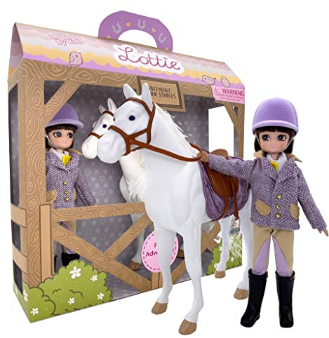 Lottie Pony Adventures Doll & Set | Toys for Girls and Boys | Muñeca, Caballo y Accesorios | Gifts for 3 4 5 6 7 8 Year Old | Small 7.5 inch