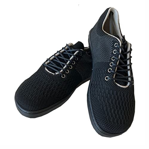 Zaqq Barfußschuh QNIT Black, Obermaterial Strick, Sohle Kautschuk, Gr. 50