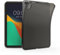 kwmobile Case Compatible with Apple iPad Mini 6 (2021) / iPad Mini 7 (2024) Case - Soft TPU Back Protector Cover for Tablet - Black/Transparent