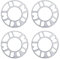 4st Autos Spurverbreiterungen, 4/5 Löcher, Radabstandshalter Unterlegscheiben Platte Legierung Distanzscheiben Scheibe Agujeros Aluminio Espaciador (8mm)