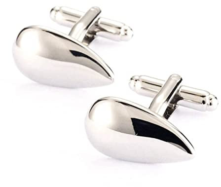 Herren-Manschettenknöpfe | Geek Manschettenknöpfe | Geschenk Hemdmanschette | Silberfarbener Schmuck für Männer Hochzeit Partys und Geburtstage, Unique, Edelstahl, Silberfarben