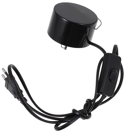 INOOMP Elektrischer Windspielmotor Robust Langlebig Kunststoffmotor Drehmotor Für Außendekoration Windspiel Eu-stecker Acv