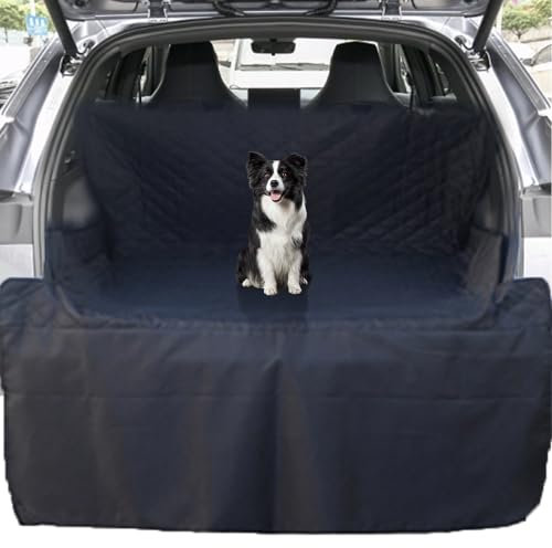 Milkiwai Kofferraum Schutzmatte Hund,Hundedecke Auto RüCkbank,Auto Ladekantenschutz FüR Hund,Wasserdicht, rutschfest Und Leicht Zu Reinigen,Universal Auto Decke Kofferraum