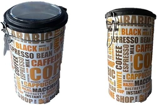 James Premium Kaffeedose mit Bügelverschluss - Luftdicht für 500g Kaffee - Retro Design - Spülmaschinenfest