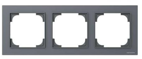 Marco 3 elementos Serie Alba de Niessen - Gris