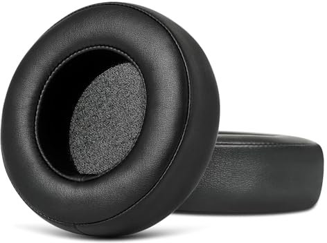 Upgraded Replacement Ear Pads Cushion for Corsair Virtuoso RGB Wireless SE XT Gaming Headset, Premium Fabric, Softer Memory Foam, Added Thicknes (Leather)