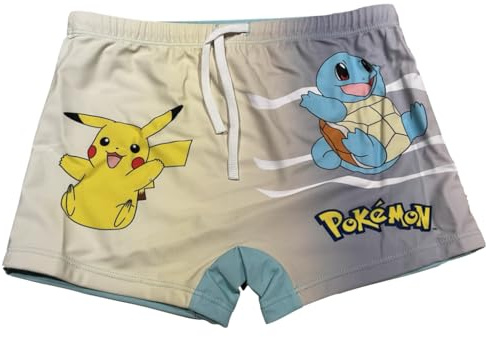 Fashion UK Pokemon Badehose Badeboxer Pika