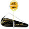 HUNDRED Rock 88 - Strung Badminton Racket (Yellow/Blue, One Size) | Unisex | Material: Carbon Fibre | with Full Racket Cover