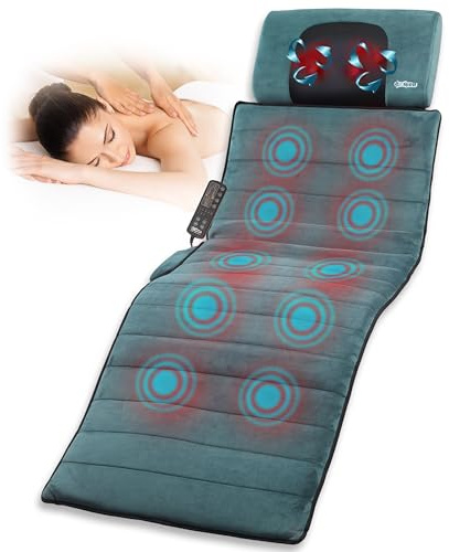 Galerie des Sammlers: Dreifach-Spa-Massagesystem: Ganzkörper-Massagematratze, Shiatsu, Vibration, Thermotherapie, viskoelastisch, ergonomisch, abnehmbar, faltbar (Regular)