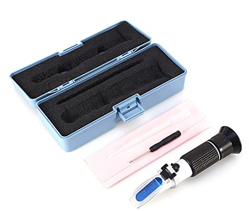 RHA-503ATC Refraktometer-Tester für Ethylenglykol, Propylenglykol, Reinigungsflüssigkeiten mit Tragetasche, Transparenter Abdeckung