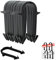 Vancoco Underfloor Heating Clips Pipe 300pcs/Box Black Clips Barbed Hook Works with Underfloor Heating Clips Gun Suitable for 14mm to 20mm Pipes