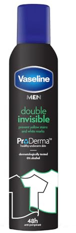 Vaseline Double Invisible (Herren) Pro-derma Antitranspirant Spray 250 ml | 48h Schweißschutz und langanhaltende Frische