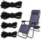 WLHFDC 4 Stück Elastische Schnur für Sonnenliege,Gummischnur für Relax-Liegestuhl,Sonnenliege,Patio Gartenliege,Strandliege, Zero Gravity Stuhl Ersatz Schnur,Elastischer Stuhl Reparatur Kit