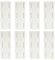8pcs Selbstklebender Stanzfreier Sockelhalter,Steckdosenleisten Halterung,Steckdosenleiste Wandhalterung,Wlan-Router Und Fernbedienungen,Organisieren Sie Ihr Zuhause Mit Diesen Praktischen Wandhaltern