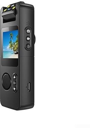 UTTASU Infrarot für Ultra HD 4K Mini Kamera mit WiFi für tragbare und zuverlässige Aufnahme (Schwarz)