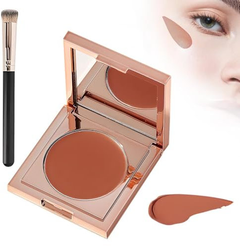 Cc Undereye Corrector, 2025 Neu Augenpflege Concealer, Undereye Color Corrector For Dark Circles, Undereye Corrector With Brush, Wasserdicht Abdeckstift für Makelloses Aussehen (Orange, 2.2g)