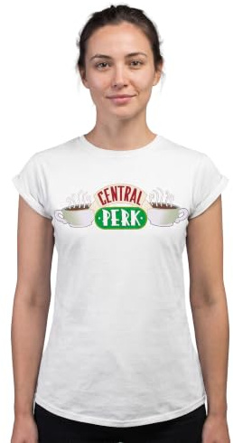 FRIENDS Central Perk Women's T-Shirt TV Show Sitcom Merchandise