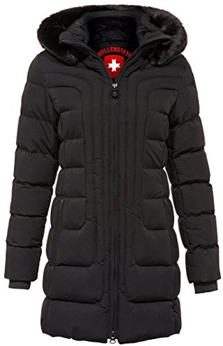 Wellensteyn Damen Jacke BELVITESSE Long Schwarz, Größe:M, Farbe:Schwarz
