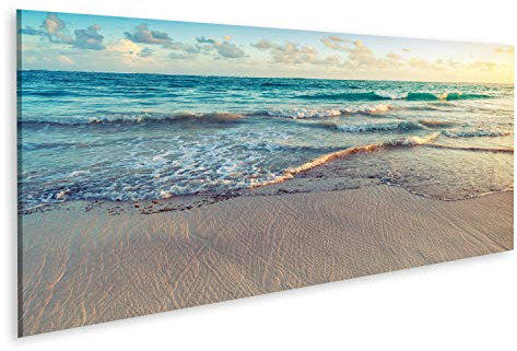 islandburner Quadro moderno Beach mare di sabbia Stampa su tela - Quadro x poltrone salotto cucina mobili ufficio casa - fotografica formato XXL
