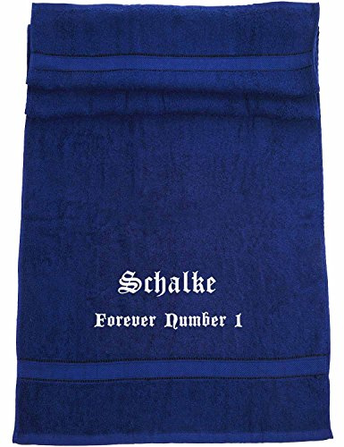 ShirtShop-Saar Schalke - Forever Number 1; Städte Badetuch