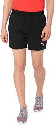 Puma Hombre Pantalones Cortos, Negro, XL