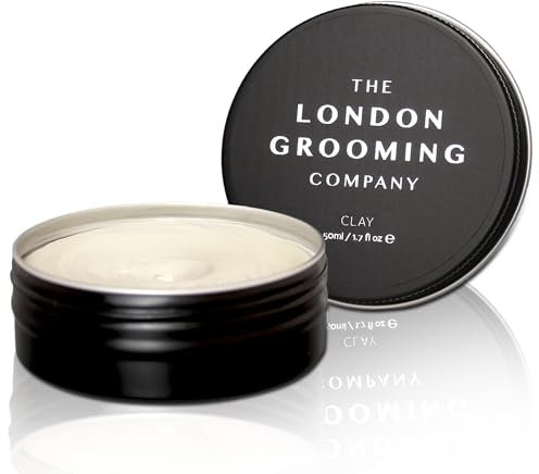 The London Grooming Company Haarwachs für Männer – Fester Halt und trockenes, mattes Finish – 50 ml Wasserlösliches Haarprodukt – Oud-Holz Duft