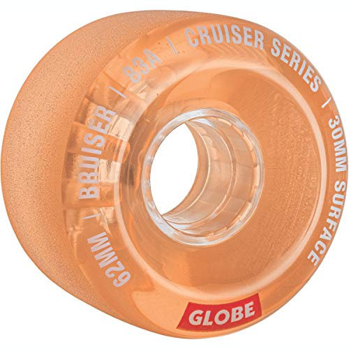 Globe Bruiser Rollen, Clear Coral (Orange), 62mm