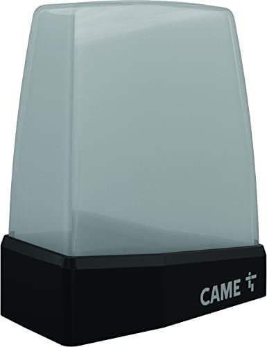 Came KRX, Luz LED Intermitente para puerta, Alimentación 24 V, Cúpula Blanca, Ideal para Uso en Sistemas de Automatización y Seguridad