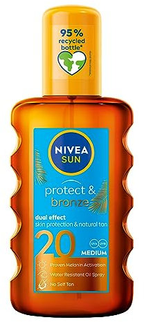 NIVEA SUN Protect & Bronze Sonnenöl SPF 20, 200ml
