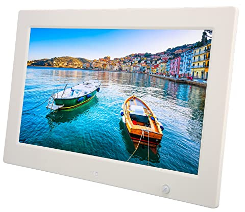 VBESTLIFE Digitaler Bilderrahmen, 13 Zoll 1280x800 HD LED Display Digitaler Bilderrahmen, Multifunktionales Video Musik Bild Elektronisches Fotoalbum, für Freunde Familie