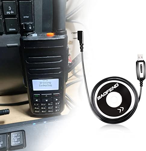 Replacement USB Programming Cable Baofeng UV-5R Radio Programming Cable for Driver CD Software UV-82 BF-888S Accessories CD Radio Communication