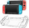 CUZKC Coque TPU Transparente pour Switch,Étui de Protection de Hard Antirayures et Absorption des Chocs, pour Nintendo Switch et Manette pour Joy Con – Robuste et Durable, Pas Facile à Tomber