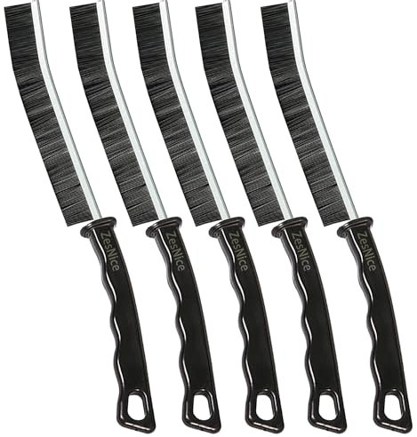 Magic Gap Hard Bristle Crevice Cleaning Brush - 5pcs Multifunctional Long Thin Slim Small Detail Cleaner, Grout Household Cleaner