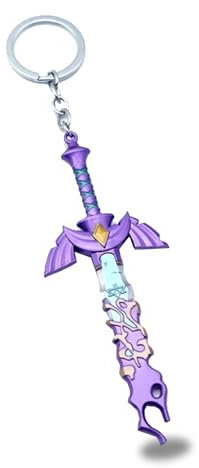 Ubephant Zelda Schlüsselanhänger, Decayed Master Sword Schlüsselanhänger, The Legend of Zelda Tears Kingdom Keychain, Zelda Schlüsselanhänger Tears of Kingdom Schlüsselring, für Kinder Fans