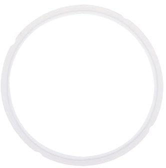 Silicone Sealing Rings Compatible for Instant Pot 6 Quart Pressure Cookers - 1 Pcs Replacement Silicone Gasket Seal Rings Fit IP-DUO60, DUO50, LUX60, LUX50, CSG60, and CSG50 - Clear