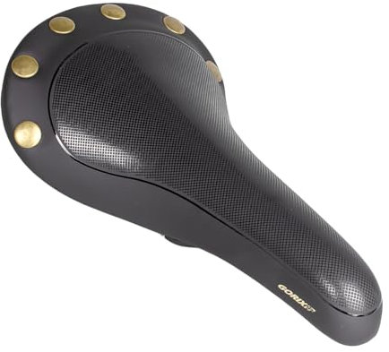 GORIX Fahrradsattelsitz mit Nieten, breites Kissen für lange Fahrten, leichtes MTB, Rennrad (GX-SN206)