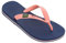 Ipanema Zehensandale Classic Brasil II Kids, Ar827 Rosa Blau, 35.5 EU