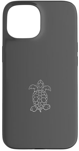 Hülle für iPhone 15 Minimalistische Schildkröte Meerestier Ocean Turtle Lover