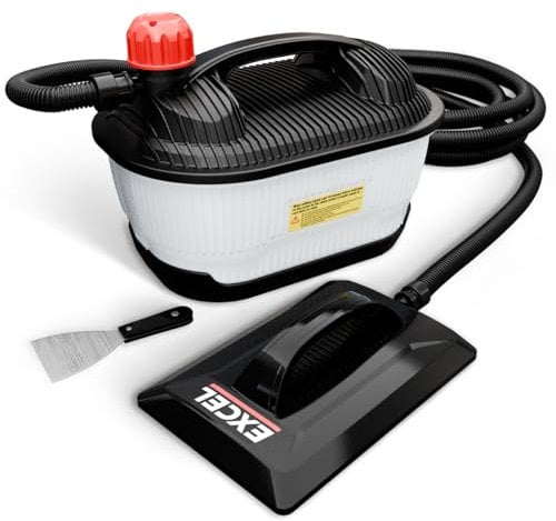 Excel Electric Wallpaper Steamer Stripper 2000W 240V ~ 50Hz - 4.5 Liter Water Tank Capacity - 3 Meter Hose Length - 10 min Steamp time, Wall Paper Stripper
