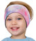 HeySplash Schwimm Stirnband Kinder, Ohrenschutz Schwimmen Kinder Neopren Stirnband mit Hohe Elastizität, Klettverschluss, Schwimmstirnbänder Kinder Wasserdicht Schwimmen Baden, S, Tie-dye Rosa