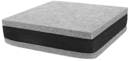 JECOMPRIS 2 Pièces Coussin D'Isolation Phonique Pour Caisson De Basses Haut-Parleurs Extérieurs Tapis En Feutre Tapis Carrés À Coller Insonorisant Matériau D'Isolation Thermique Insonorisé
